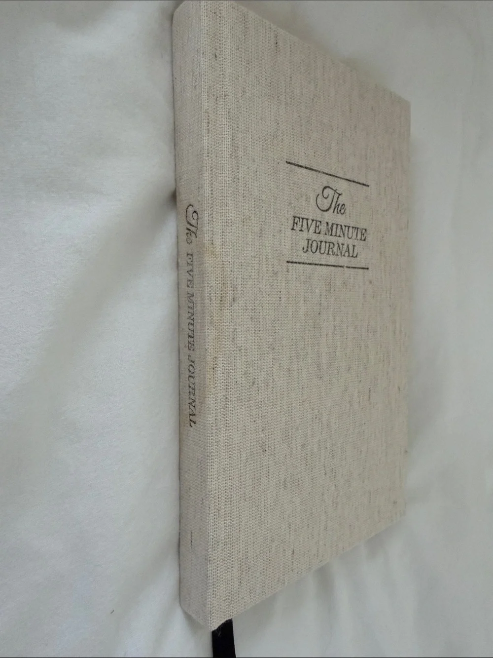 The Five Minute Hardcover Journal - Linen